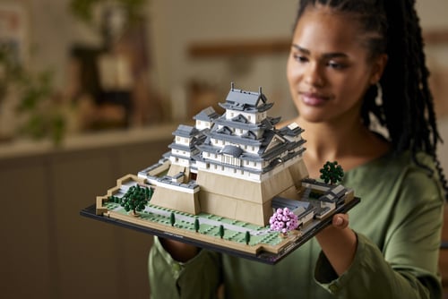 LEGO Architecture 21060 Castello di Himeji, Kit di Modellismo per Adulti, Collezione Monumenti, Albero Ciliegio in Fiore - immagine 6