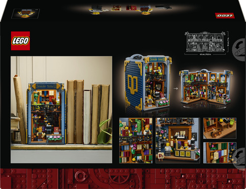 LEGO ICONS 11379 Libreria: Book Nook, Reggilibri da Mensola Decorativo 3D per Adulti con 2 Minifigure, Idea Regalo Fai da Te - immagine 6