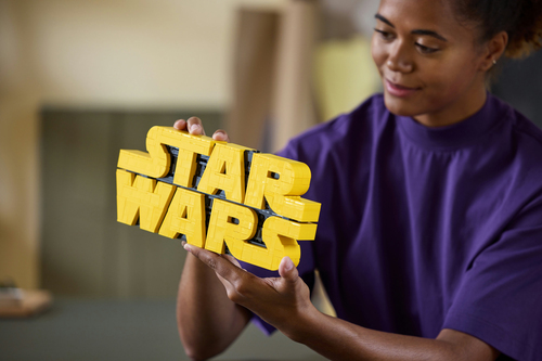 LEGO Star Wars 75407 Logo in Mattoncini, Costruzioni per Adulti da Collezione, Gadget da Esposizione, Idea Regalo - immagine 4