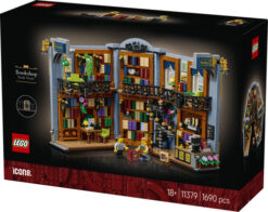 LEGO ICONS 11379 Libreria: Book Nook, Reggilibri da Mensola Decorativo 3D per Adulti con 2 Minifigure, Idea Regalo Fai da Te - immagine 8