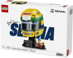 LEGO Editions 43024 Casco Ayrton Senna, Merch da F1 con Minifigure da Collezione, Regalo per Ragazzi 14+ e per Fan Adulti - immagine 8