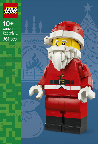 LEGO Iconic 40820 Grande Minifigure di Babbo Natale, Kit Natalizio di Arti e Mestieri con Figura di Babbo Natale, Regalo Bambini - immagine 6