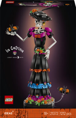 LEGO Ideas 21372 La Catrina, Kit Modellismo per Adulti con Scheletro, Fiori Finti e Farfalle Monarca, Idea Regalo Fai da Te