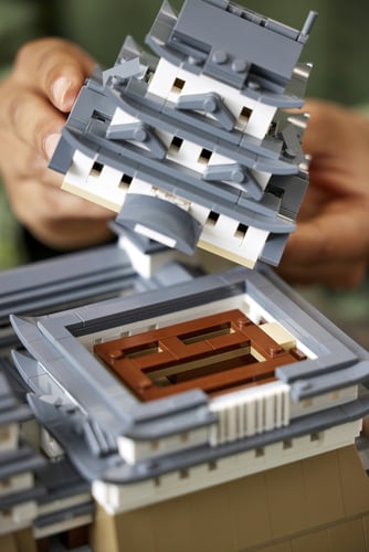 LEGO Architecture 21060 Castello di Himeji, Kit di Modellismo per Adulti, Collezione Monumenti, Albero Ciliegio in Fiore - immagine 4