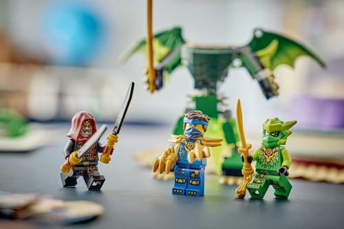 LEGO NINJAGO 71862 Battle Pack Mech Drago di Lloyd, Giocattolo Ninja con Action Figure e 3 Minifigure, Regalo per Bambini 6+ - immagine 4