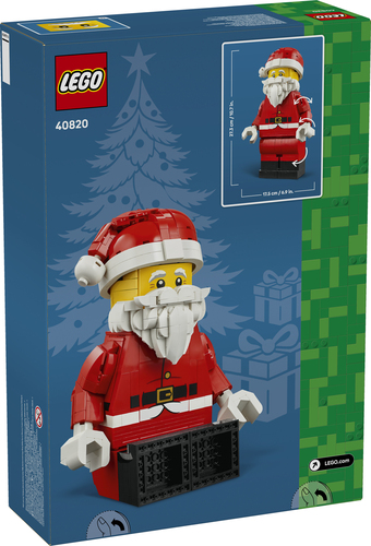 LEGO Iconic 40820 Grande Minifigure di Babbo Natale, Kit Natalizio di Arti e Mestieri con Figura di Babbo Natale, Regalo Bambini - immagine 7
