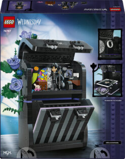 LEGO Wednesday 76787 Zaino di Mercoledì, Giocattolo con Portafoto, Mini Bambolina e Figura di Mano, Regalo per Bambini da 9+ - immagine 7