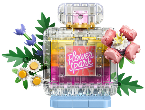 LEGO Creator 31383 3in1 Boccetta di Profumo con Decorazione Floreale, Gioco da 8+ Trasformabile in Vaso da Fiori o Frullato - immagine 2