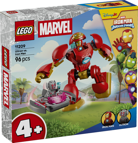 LEGO | Marvel 11209 Ultron vs. Iron Man, Giocattolo da Supereroi con Action Figure Mech e 2 Minifigure, Regalo per Bambini 4+ - immagine 7