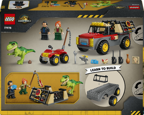 LEGO Jurassic World 77978 Camion da Trasporto per il Giovane T. Rex, Giocattolo con Dinosauro, ATV e 2 Minifigure, Regalo 4+ - immagine 3