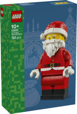 LEGO Iconic 40820 Grande Minifigure di Babbo Natale, Kit Natalizio di Arti e Mestieri con Figura di Babbo Natale, Regalo Bambini - immagine 4