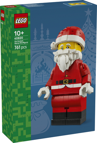 LEGO Iconic 40820 Grande Minifigure di Babbo Natale, Kit Natalizio di Arti e Mestieri con Figura di Babbo Natale, Regalo Bambini - immagine 4