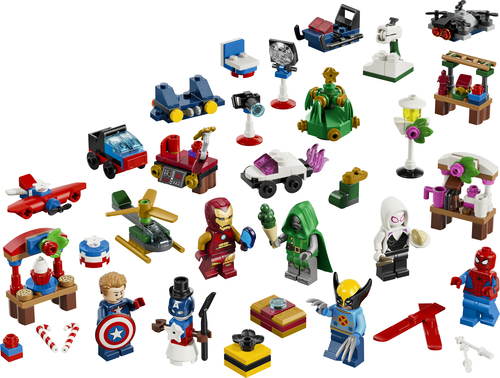 LEGO | Marvel 76340 Calendario dell'Avvento 2026, Giochi Bambini 6+ per Countdown di Natale con 24 Sorprese a Tema Supereroi - immagine 2