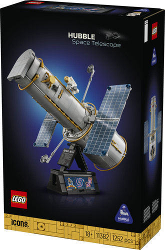 LEGO ICONS 11382 Telescopio Spaziale Hubble, Kit di Modellismo STEM 3D per Adulti, Regalo Fai da Te per i Fan dell'Astronomia - immagine 8