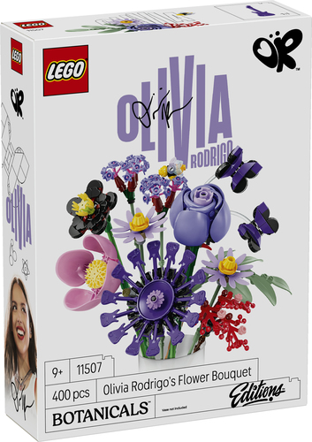 LEGO Botanicals & Editions 11507 Bouquet di Fiori di Olivia Rodrigo con 11 Fiori Artificiali, Idea Regalo per Bambine da 9+ - immagine 6