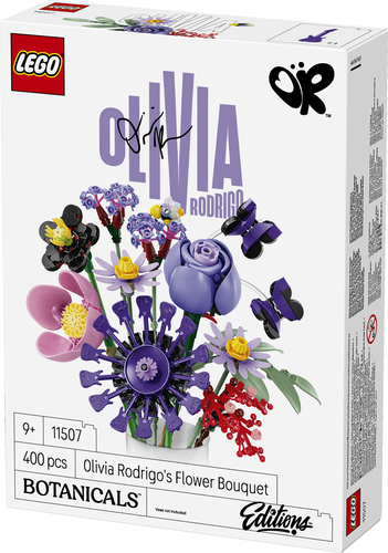 LEGO Botanicals & Editions 11507 Bouquet di Fiori di Olivia Rodrigo con 11 Fiori Artificiali, Idea Regalo per Bambine da 9+ - immagine 7