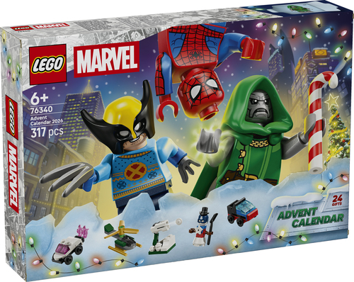 LEGO | Marvel 76340 Calendario dell'Avvento 2026, Giochi Bambini 6+ per Countdown di Natale con 24 Sorprese a Tema Supereroi - immagine 7