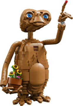 Alternative view of LEGO Ideas 21370 E.T. the Extra-Terrestrial, Kit Modellismo per Adulti con Figura Aliena, Fiori Finti e Mattoncino Luminoso