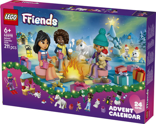 LEGO Friends 42698 Calendario dell'Avvento 2026, Giochi per Bambine da 6+ per il Countdown di Natale, Regalo con 24 Sorprese - immagine 8
