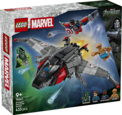 LEGO | Marvel 76347 Avengers: Doomsday Quinjet, Aereo Giocattolo dei Supereroi con 4 Minifigure, Regalo per Bambini da 9 Anni - immagine 7