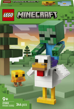 LEGO Minecraft 21582 Fantino di Polli, Giocattolo 3D con 3 Personaggi, Decorazione Cameretta, Regalo per Gamer e Bambini 9+