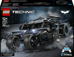 LEGO Technic 42239 Batmobile Tumbler, Macchina Telecomandata Giocattolo di Batman con Sterzo e Luci Funzionanti, Regalo 12+