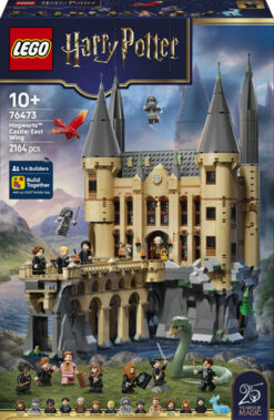 LEGO Harry Potter 76473 Castello di Hogwarts: Ala Est, Giocattolo con 13 Minifigure e Patronus da Collezione, Regalo da 10+