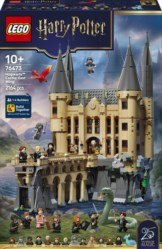 LEGO Harry Potter 76473 Castello di Hogwarts: Ala Est, Giocattolo con 13 Minifigure e Patronus da Collezione, Regalo da 10+