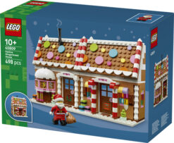 LEGO Iconic 40809 Casa di Pan di Zenzero Festiva, Gioco Natalizio con Minifigure di Babbo Natale e Accessori, Regalo per Bambini - immagine 5