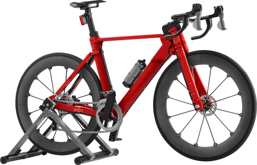 LEGO ICONS 11380 Bici da Corsa, Kit Modellismo per Adulti con Pneumatici, Deragliatore e Supporto, Regalo per Fan di Ciclismo - immagine 2
