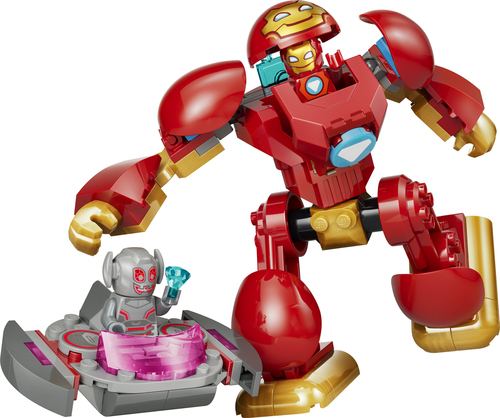 LEGO | Marvel 11209 Ultron vs. Iron Man, Giocattolo da Supereroi con Action Figure Mech e 2 Minifigure, Regalo per Bambini 4+ - immagine 2
