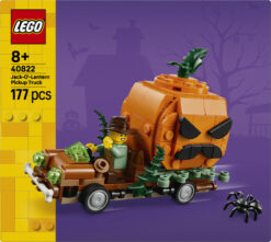 LEGO Iconic 40822 Furgone di Halloween Giocattolo, Kit Arti e Mestieri con Zucca e Minifigure del Contadino, Regalo per Bambini - immagine 6