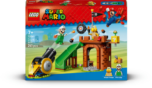 LEGO Super Mario Scontro tra Luigi fuoco e Koopa