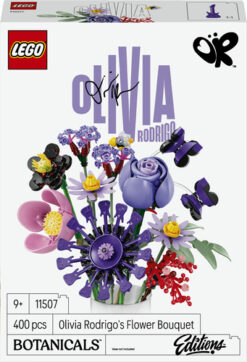 LEGO Botanicals & Editions 11507 Bouquet di Fiori di Olivia Rodrigo con 11 Fiori Artificiali, Idea Regalo per Bambine da 9+