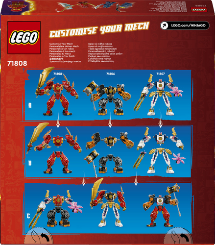 LEGO NINJAGO 71808 Mech Elemento Fuoco di Kai - immagine 6