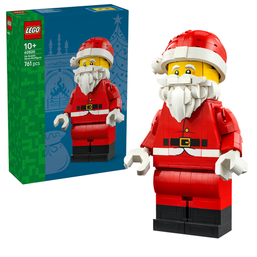 LEGO Iconic 40820 Grande Minifigure di Babbo Natale, Kit Natalizio di Arti e Mestieri con Figura di Babbo Natale, Regalo Bambini - immagine 8