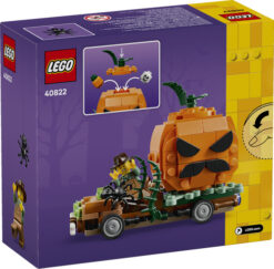 LEGO Iconic 40822 Furgone di Halloween Giocattolo, Kit Arti e Mestieri con Zucca e Minifigure del Contadino, Regalo per Bambini - immagine 7