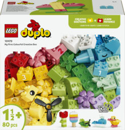 LEGO DUPLO 10479 Scatola Creativa Colorata, Giochi Didattici per lo Sviluppo della Motricità Fine, Regalo Bambini da 1+ Anni
