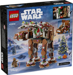 LEGO Star Wars 40806 Walker AT-AT Pan di Zenzero, Gioco di Natale con Minifigure di Darth Vader, Regalo Natalizio Bambini 10+ - immagine 8