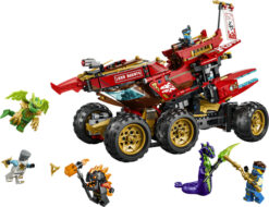 Alternative view of LEGO NINJAGO 71869 Bounty di Terra, Giocattolo 3 in 1 Trasformabile in Nave Volante, Macchina e Moto, Regalo per Bambini 9+