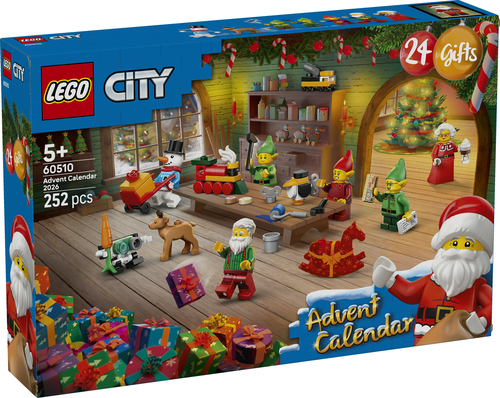 LEGO City 60510 Calendario dell'Avvento 2026, Giochi per Bambini da 5+ per Countdown di Natale, Idea Regalo con 24 Sorprese - immagine 7