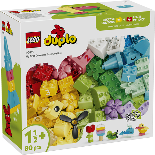 LEGO DUPLO 10479 Scatola Creativa Colorata, Giochi Didattici per lo Sviluppo della Motricità Fine, Regalo Bambini da 1+ Anni - immagine 6