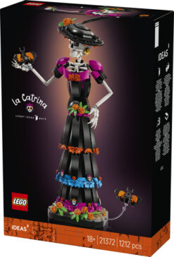 LEGO Ideas 21372 La Catrina, Kit Modellismo per Adulti con Scheletro, Fiori Finti e Farfalle Monarca, Idea Regalo Fai da Te - immagine 8