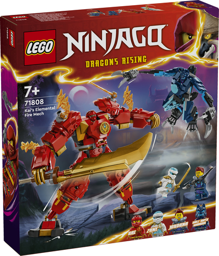 LEGO NINJAGO 71808 Mech Elemento Fuoco di Kai - immagine 7