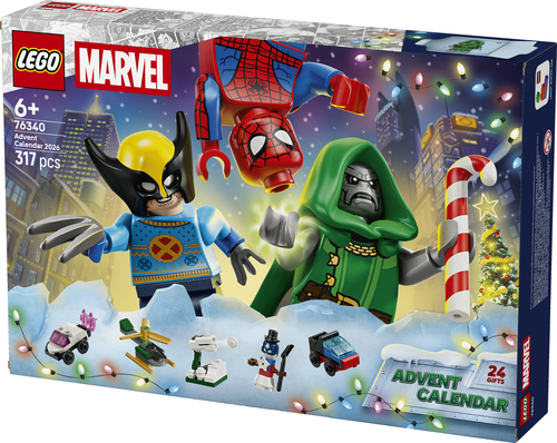 LEGO | Marvel 76340 Calendario dell'Avvento 2026, Giochi Bambini 6+ per Countdown di Natale con 24 Sorprese a Tema Supereroi - immagine 8