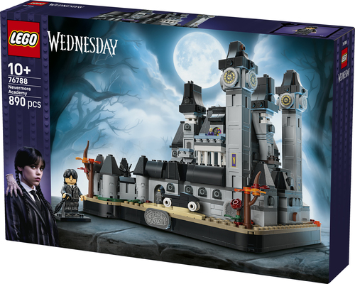 LEGO Wednesday 76788 Nevermore Academy, Modellino di Scuola Giocattolo con 3 Personaggi e Accessori, Regalo per Bambini 10+ - immagine 8