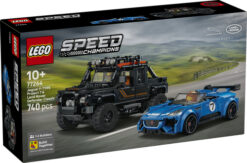 LEGO Speed Champions 77264 Jaguar Project 7 e Land Rover Defender, Set con 2 Macchine Giocattolo e 2 Minifigure, Regalo 10+ - immagine 3