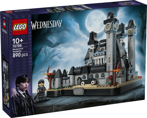 LEGO Wednesday 76788 Nevermore Academy, Modellino di Scuola Giocattolo con 3 Personaggi e Accessori, Regalo per Bambini 10+ - immagine 7
