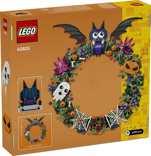 LEGO Iconic 40825 Ghirlanda di Halloween, Addobbo con Pipistrelli, Zucche, Fantasmi e Ragnatele, Regalo per Ragazze e Ragazzi da - immagine 7