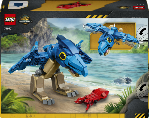 LEGO Jurassic World 77977 Dinosauro Bebè: Pteranodonte, Giocattolo Interattivo con Action Figure e Calamaro, Regalo da 7+ - immagine 7